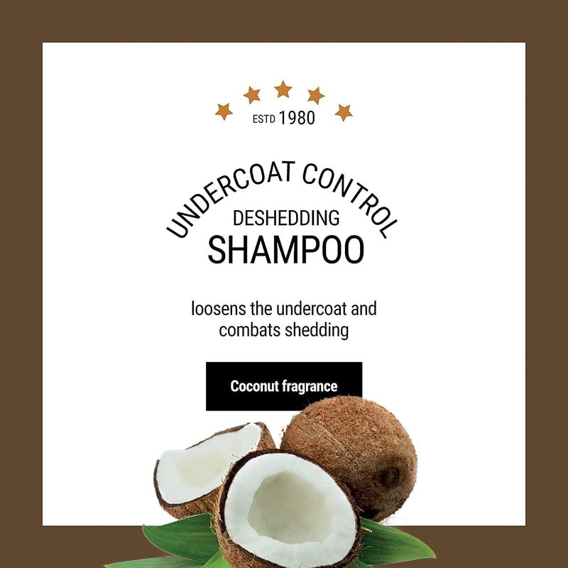 The Coat Handler Undercoat Control deShedding Dog Shampoo, 16 oz - Combats and Reduces Shedding, Undercoat Removal, Omega 3 & 6 Rich, Vitamin E Strengthens The Hair Follicle - Image 2